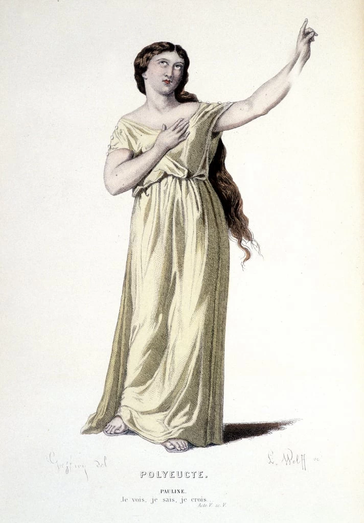 Costumi per Pauline in 'Polyeucte', 1884